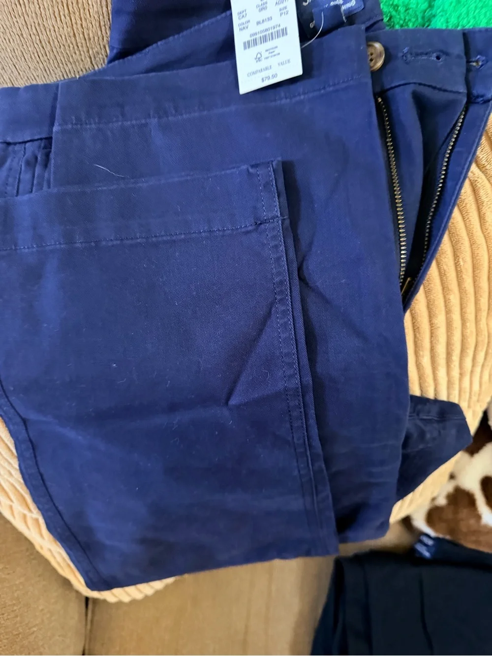 J. Crew Navy High-Rise Girlfriend Chino Pants - 2 pair